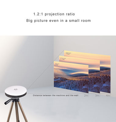 قیمت خوب فیلم دیجیتال سفارشی HD 720p WXGA LED پروژکتور 4k 3D DLP دفتر UFO شکل آنلاین