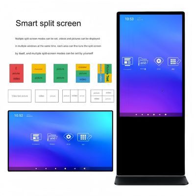 قیمت خوب صفحه نمایش LCD بیرونی OEM دیوار نصب تبلیغاتی صفحه لمسی 55 اینچ آنلاین