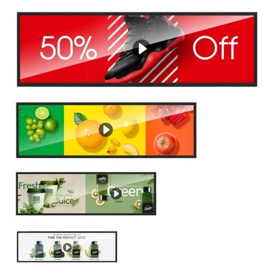 قیمت خوب VGA Digital Signage LCD Advertising Screen Monitor ۲۴۰ ولت ۱۹۲۰×۱۰۸۰ آنلاین